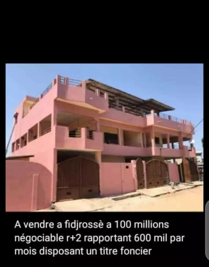 Immeuble avec TF à Akogbato en R+2 maison locative à 90000000 - Petites annonces gratuites - Achat et vente à Cotonou, Bénin