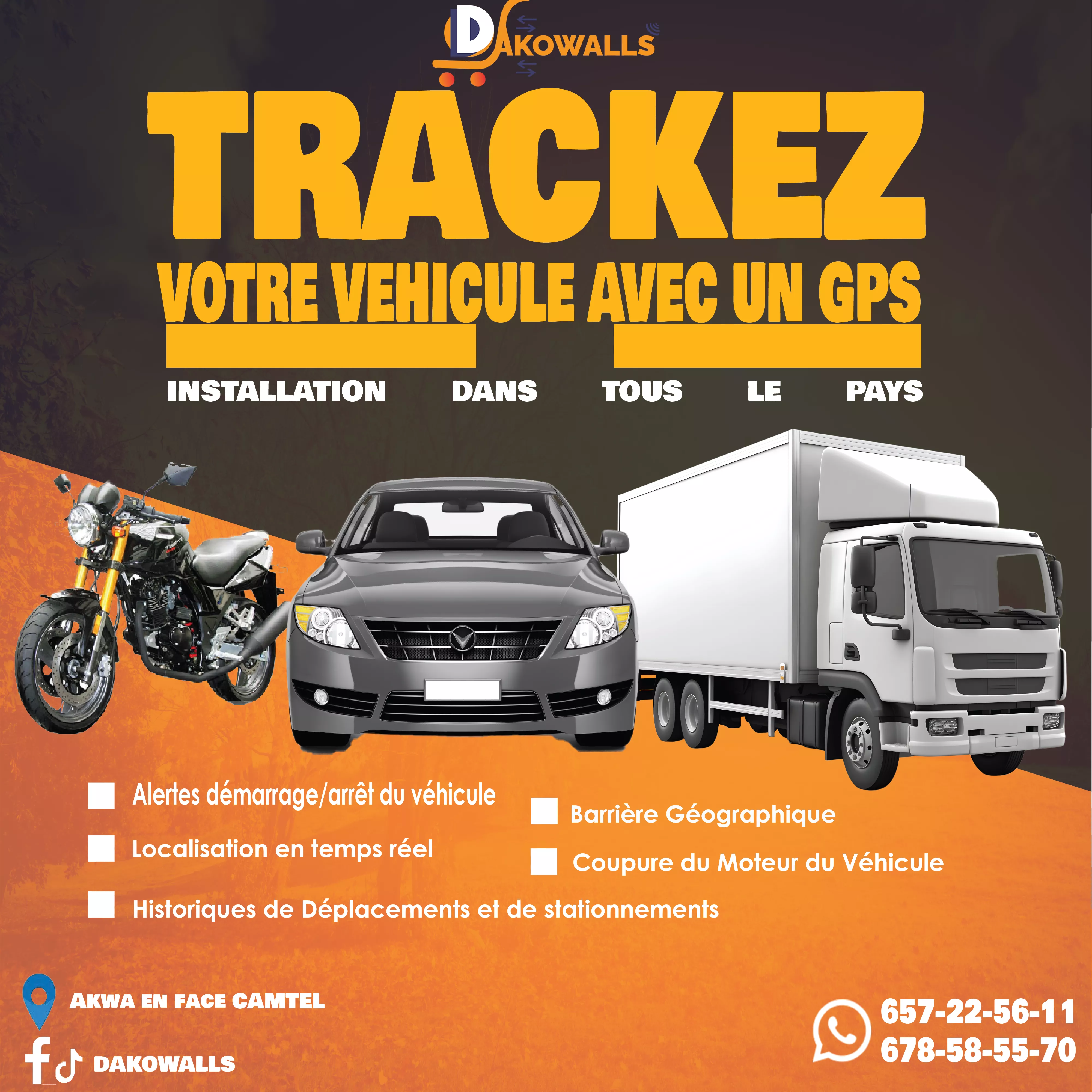 Traceur gps pour localiser son véhicule à 50000 - Petites annonces gratuites - Achat et vente à Douala, Cameroun
