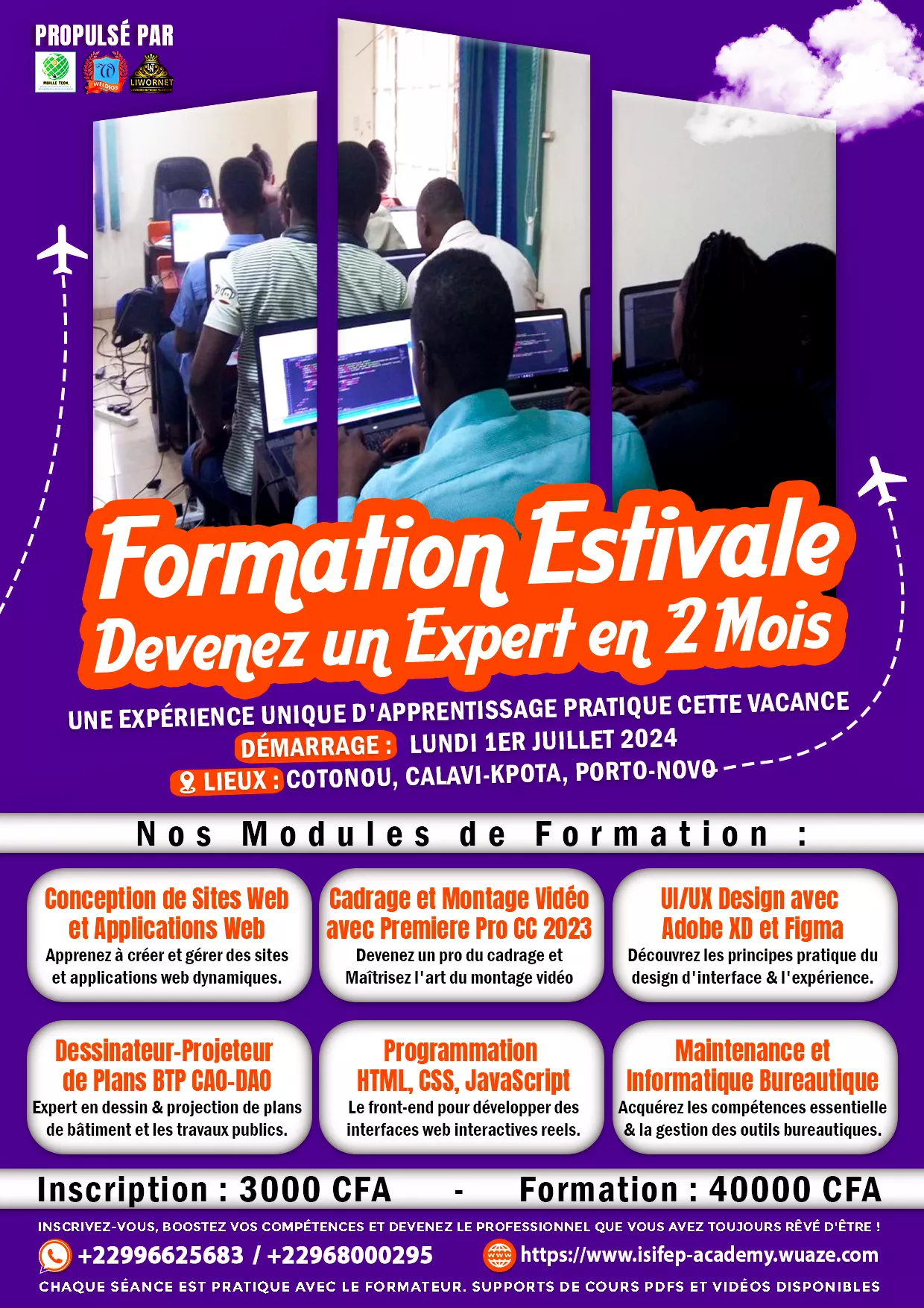 Boostez Vous Cet Été avec Nos Formations Intenses  à 40000 - Petites annonces gratuites - Achat et vente à Abomey-Calavi, Bénin